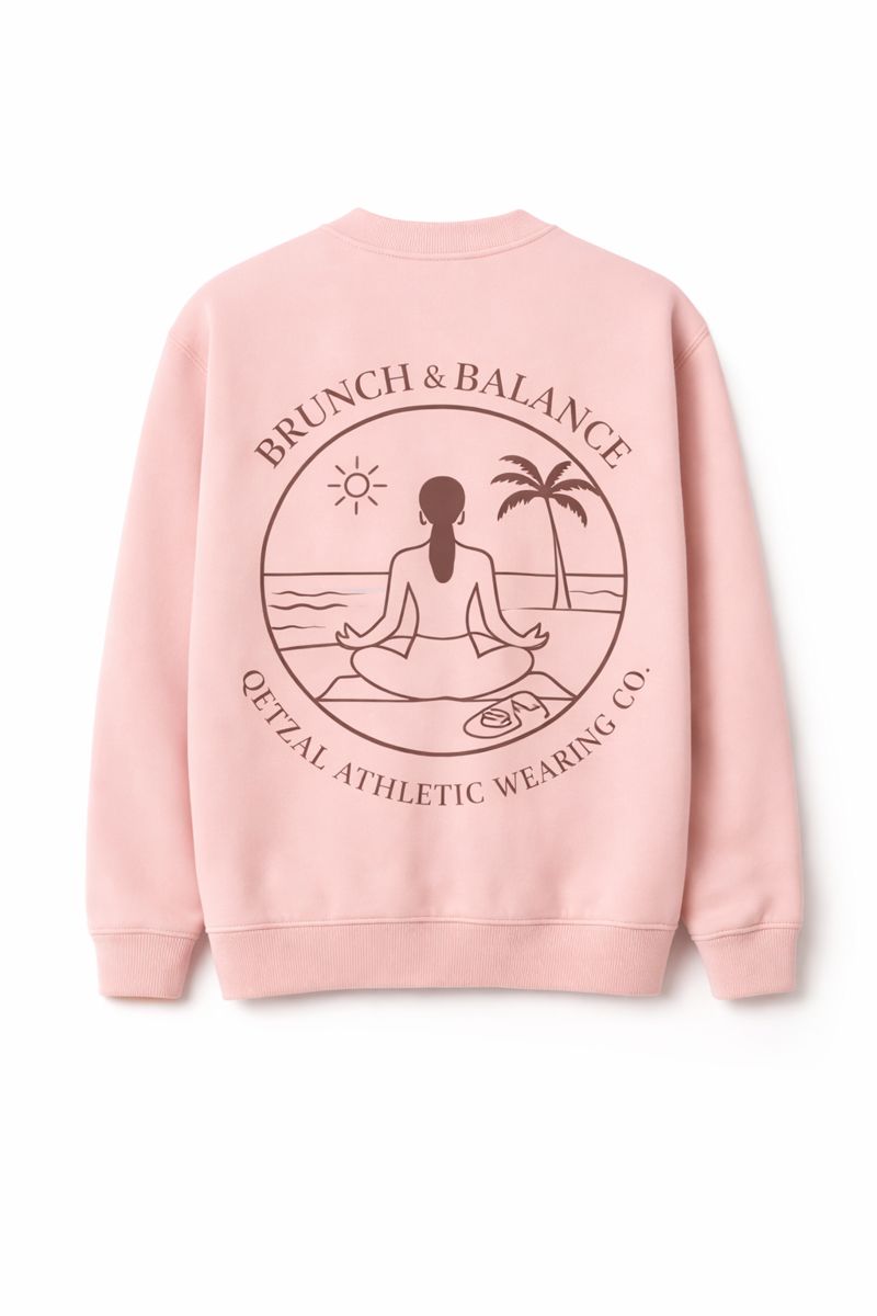 Sudadera Brunch and Balance by Quetzal Atlethic