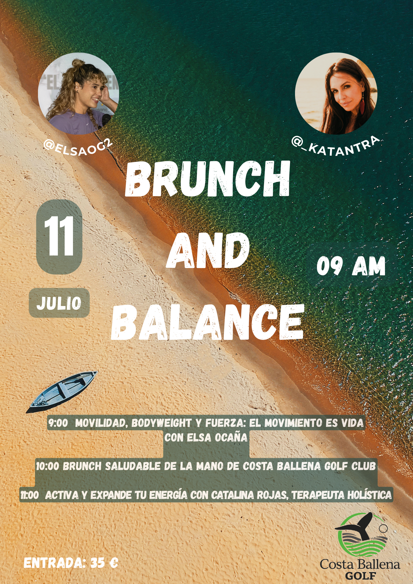 Evento exclusivo Brunch and Balance 11 Julio.